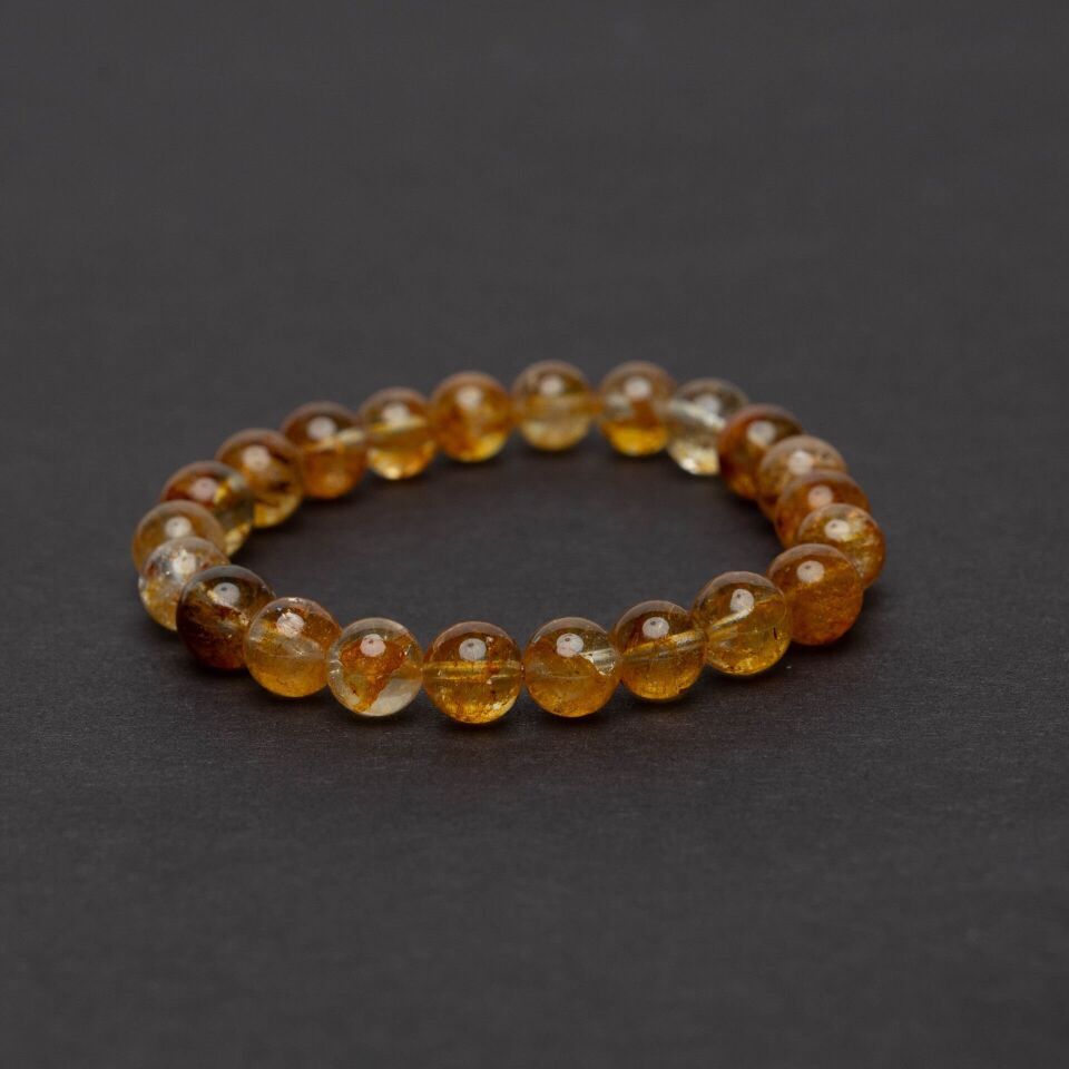 Sarı Topaz Bileklik 8m