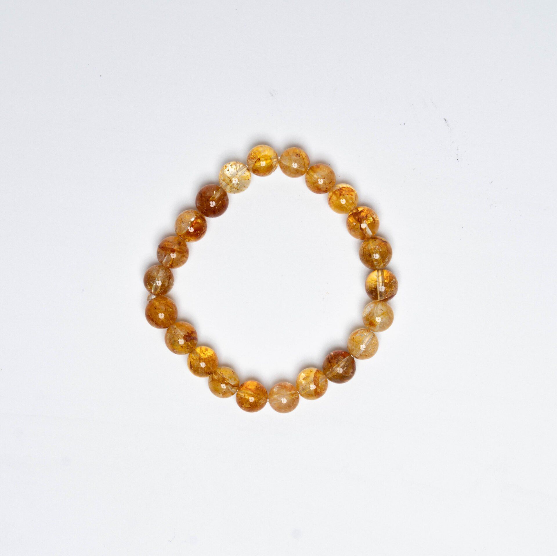 Sarı Topaz Bileklik 8m