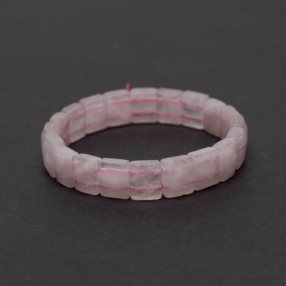 Pembe Kuvars Rolex Bileklik