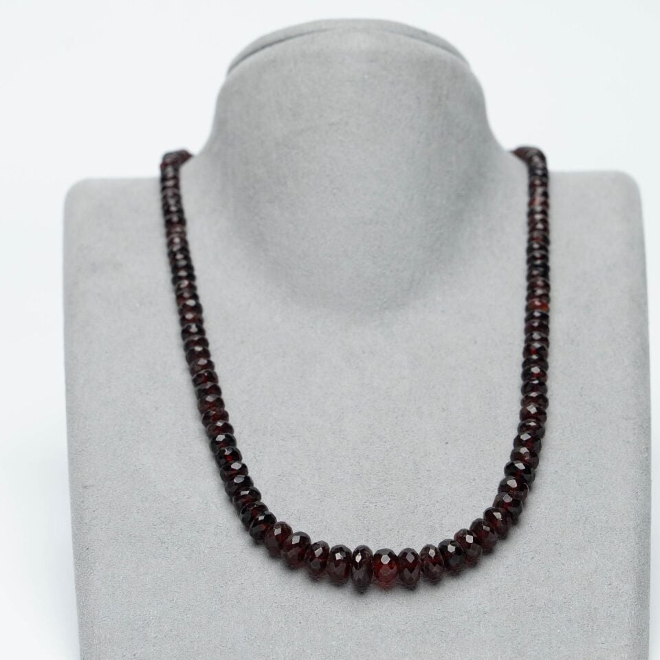 Garnet Kolye Mücevher Kesim