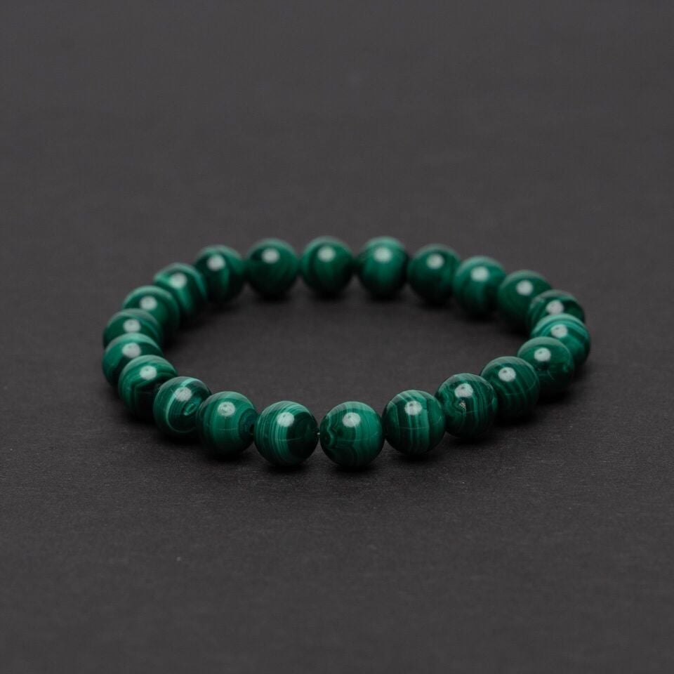 Malahit 8m bileklik ( Korku, Migren)