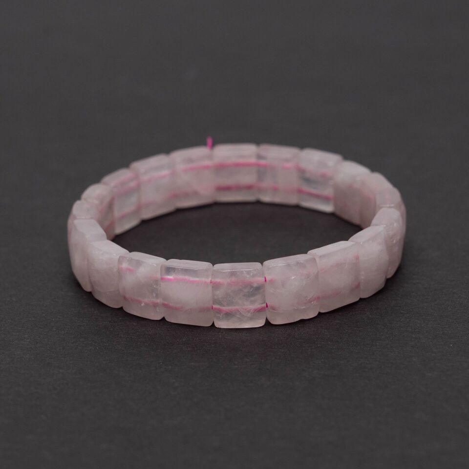 Pembe Kuvars Rolex Bileklik