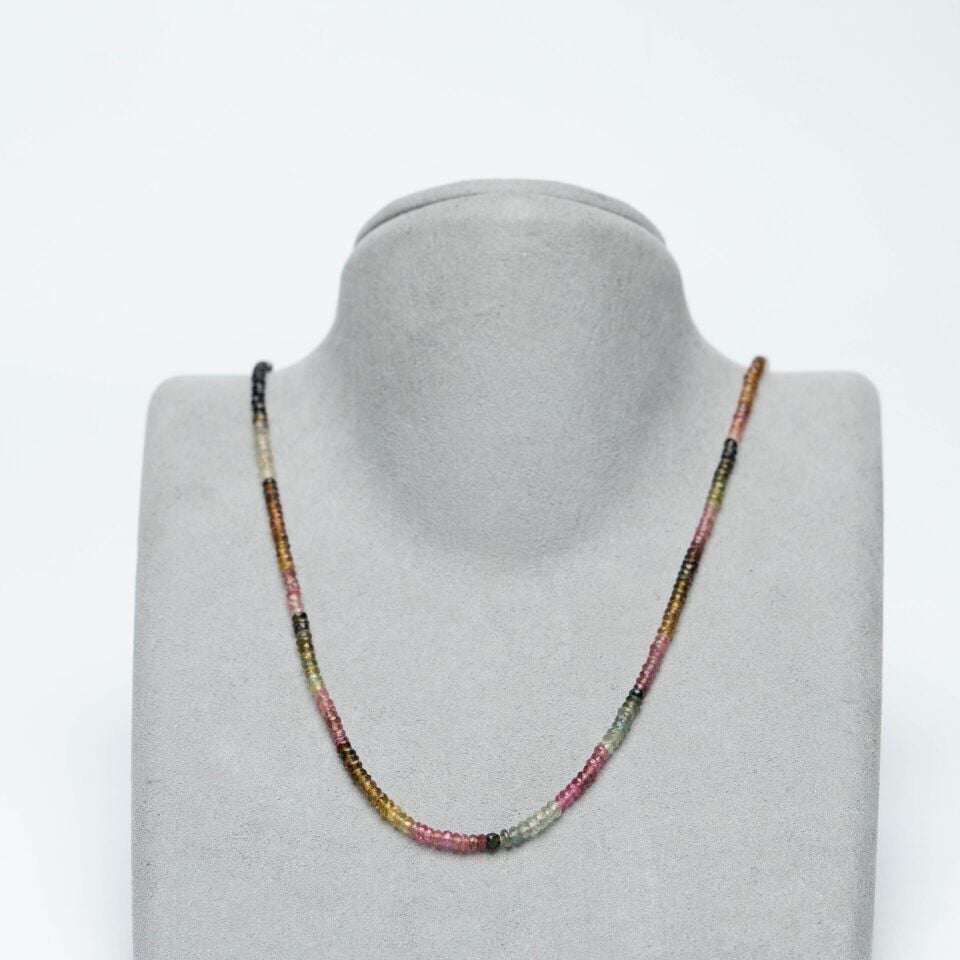 Turmalin Kolye Mücevver Kesim