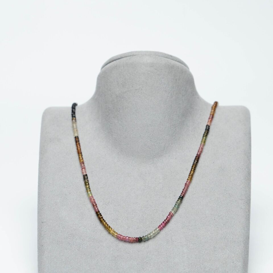 Turmalin Kolye Mücevver Kesim