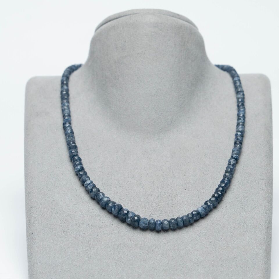 Safir Kolye Mücevher Kesim