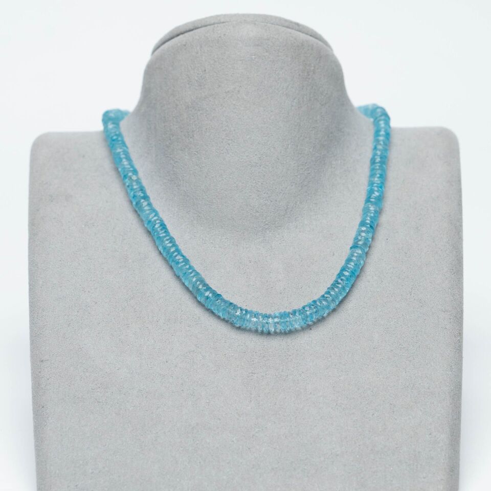 Akuamarin Kolye mücevher kesim